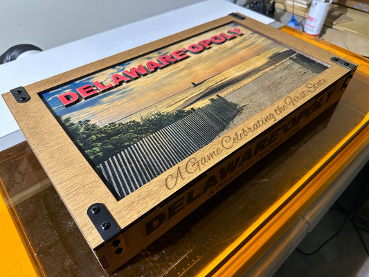 Delaware'opoly Laser cut