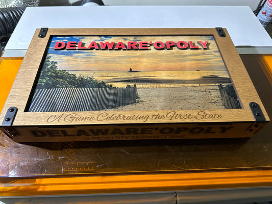 Delaware'opoly Laser cut